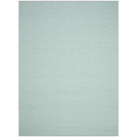 Safavieh 8 x 10 ft. Montauk Hand Woven Large Rectangle Area Rug Ivory & Aqua MTK515A-8